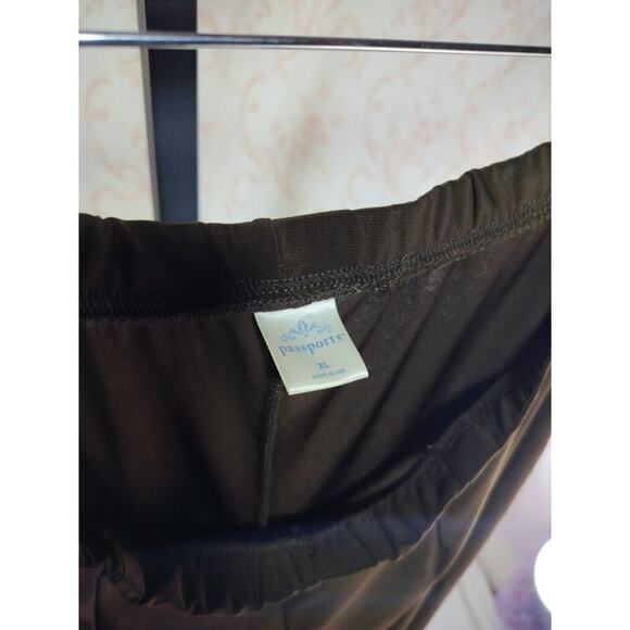 Passport Slinky Flat Front Straight Leg Pants Size XL - Picture 10 of 10